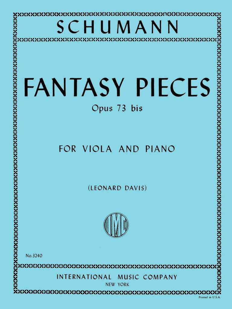Fantasy Pieces Op. 73 Bis (Davis)